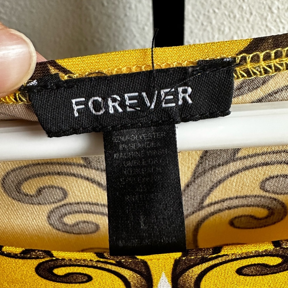 Forever 21 Long Sleeve Dress in Yellow - Picture 3 of 4